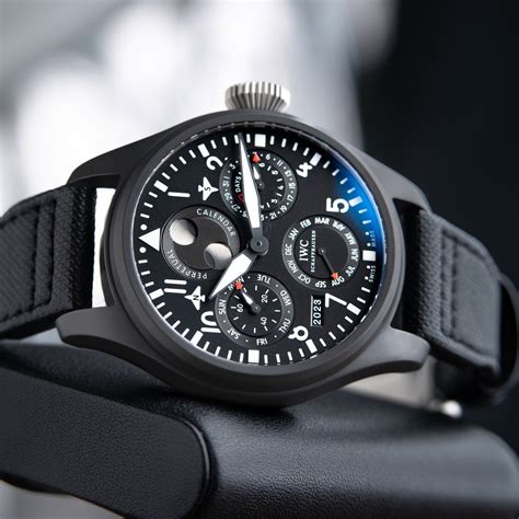 iwc big pilot perpetual calendar top gun replica|iwc schaffhausen top gun edition.